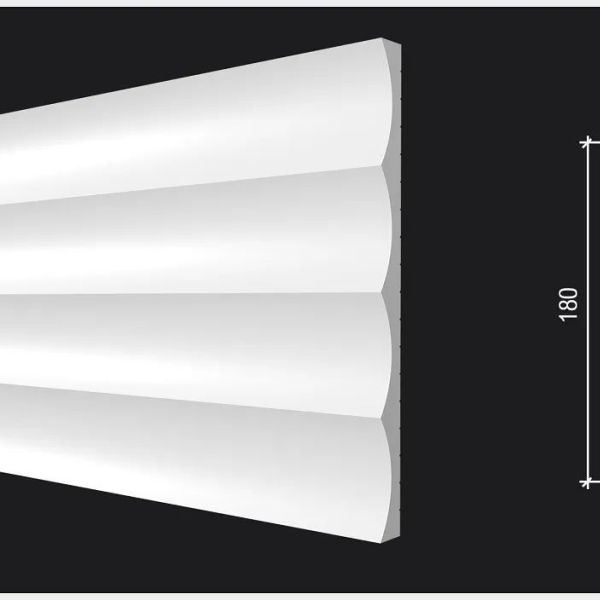 Стеновая панель под покраску Декор Дизайн DD917 размер 180x10x2000мм