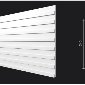 Стеновая панель под покраску Декор Дизайн DD911 размер 240x10x2000мм