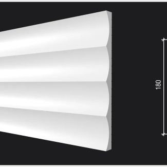 Стеновая панель под покраску Декор Дизайн DD917 размер 180x10x2000мм